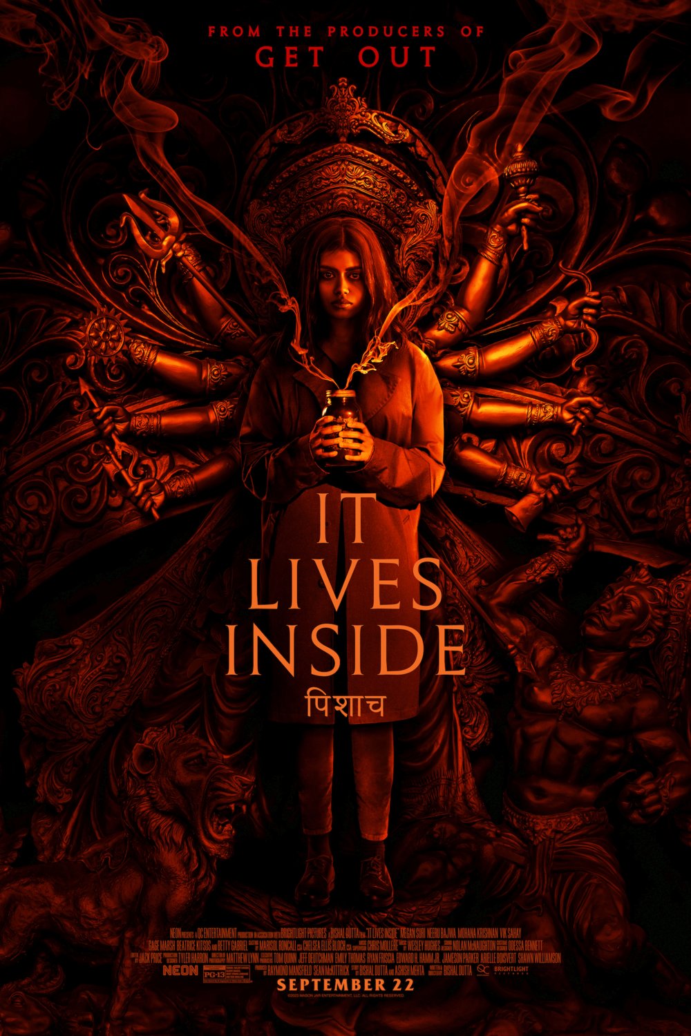 L'affiche originale du film It Lives Inside en Hindi