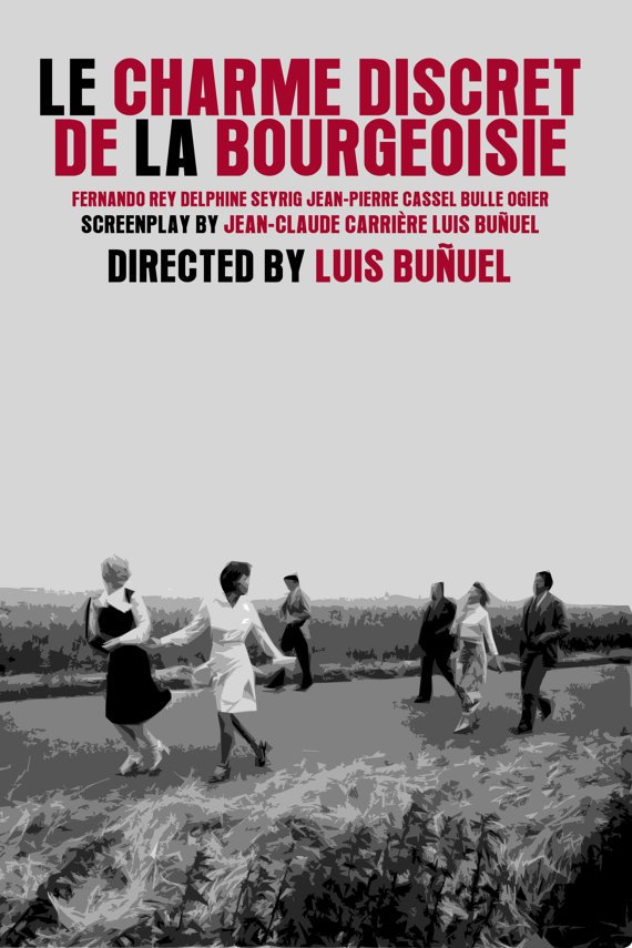 L'affiche du film Le Charme discret de la bourgeoisie