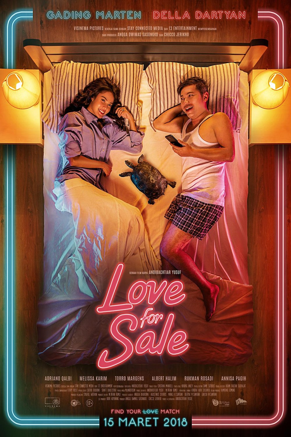 Indonesian poster of the movie Love for Sale