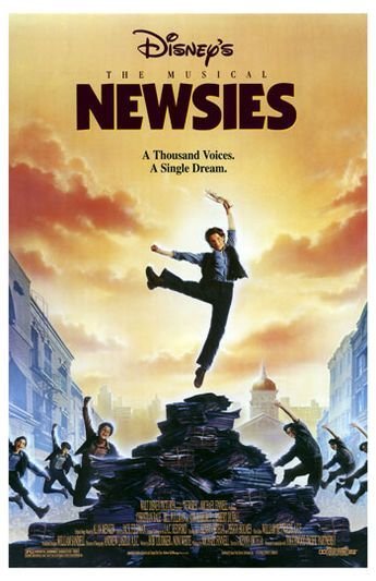 L'affiche du film Newsies
