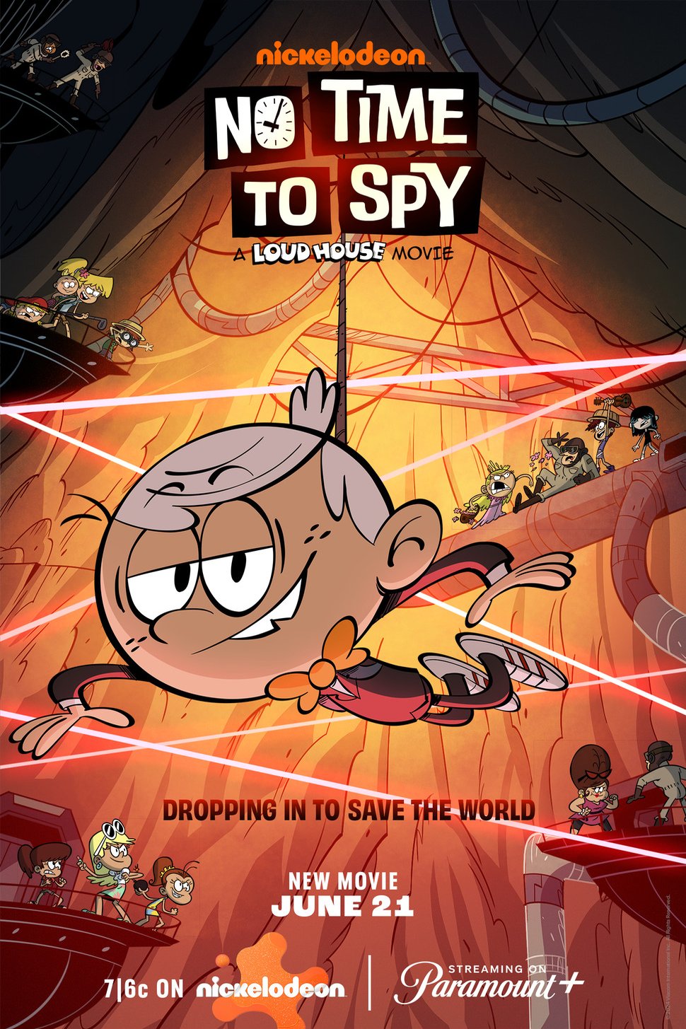 L'affiche du film No Time to Spy: A Loud House Movie [2024]