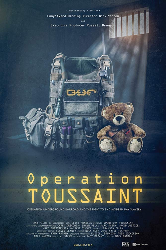 Poster of the movie Operation Toussaint: Operation Underground Railroad and the Fight to End Modern Day Slavery