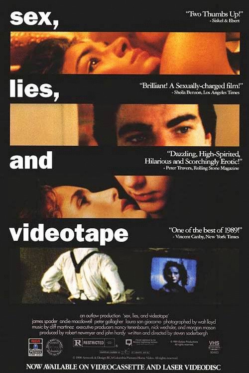 L'affiche du film Sex, Lies, and Videotape