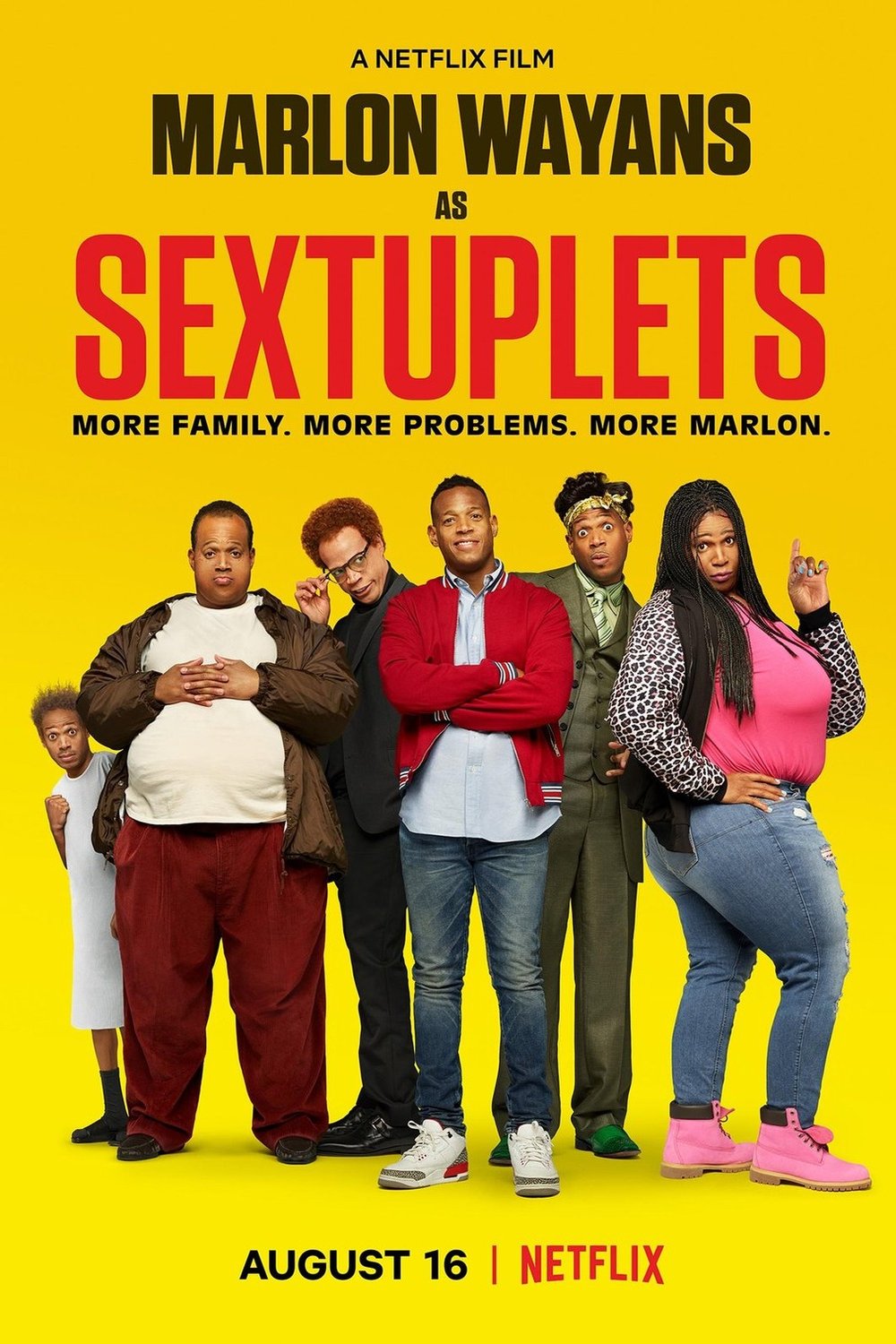 L'affiche du film Sextuplets