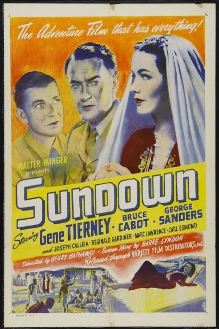 L'affiche du film Sundown