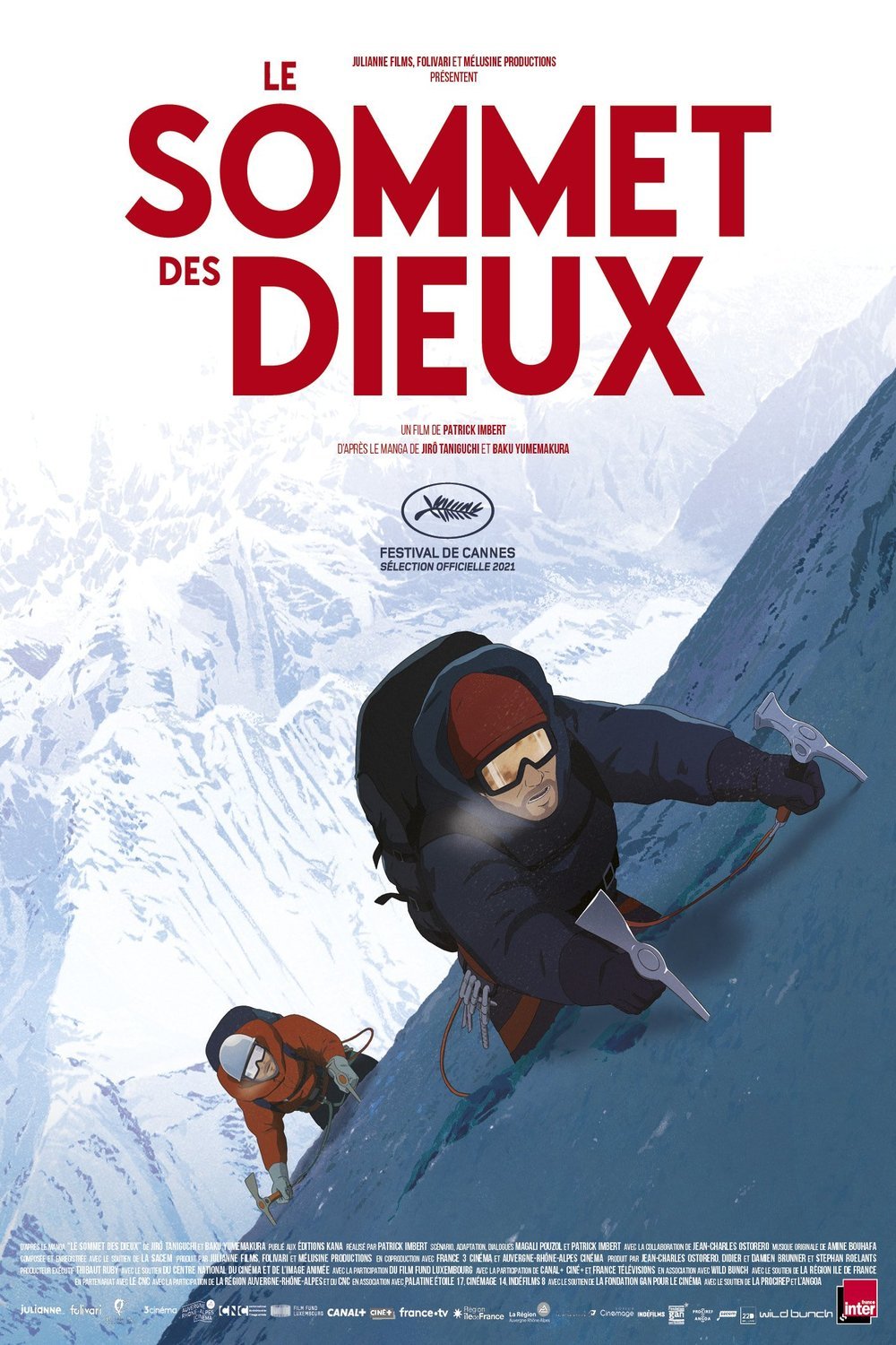 L'affiche du film Le sommet des dieux [2021]