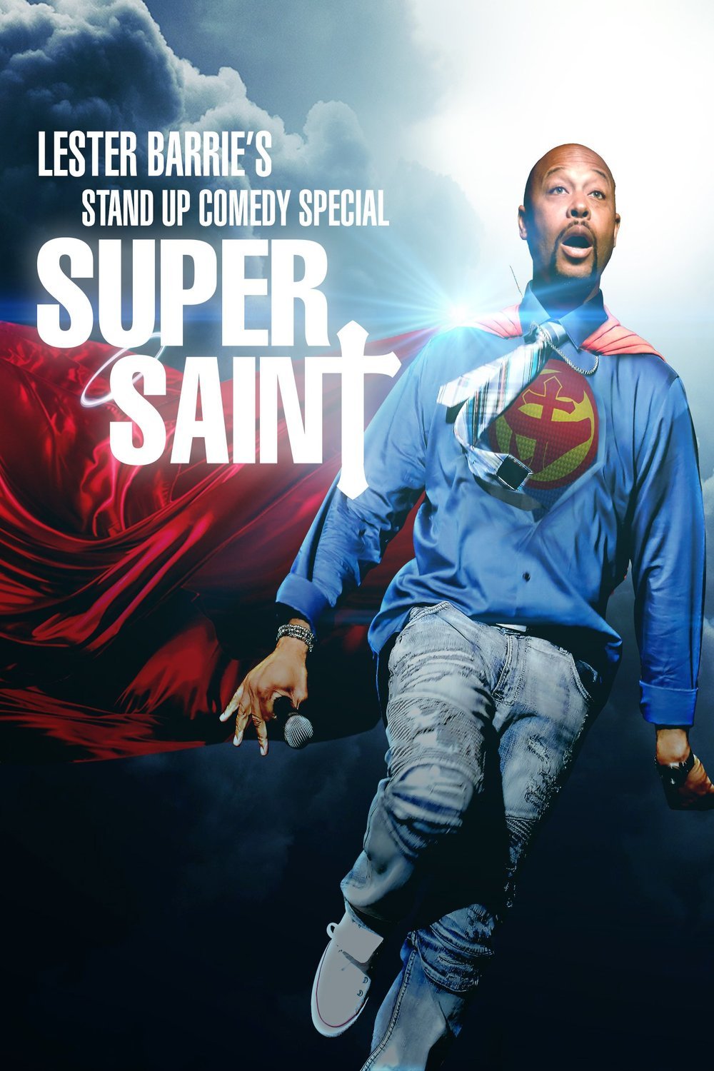 L'affiche du film Lester Barrie's Stand Up Comedy Special: Super Saint