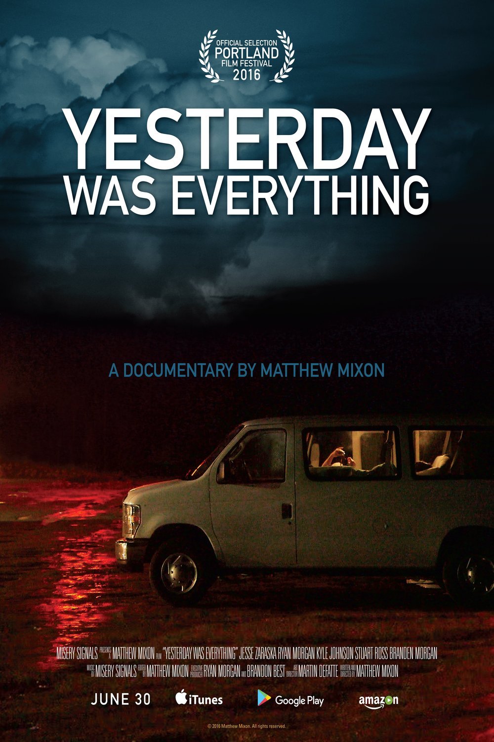 L'affiche du film Yesterday Was Everything [2016]