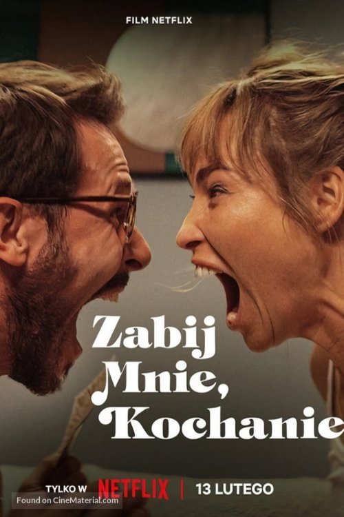 Polish poster of the movie Zabij mnie, kochanie
