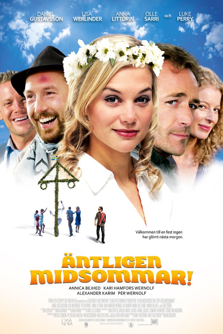 L'affiche originale du film Äntligen midsommar! en anglais