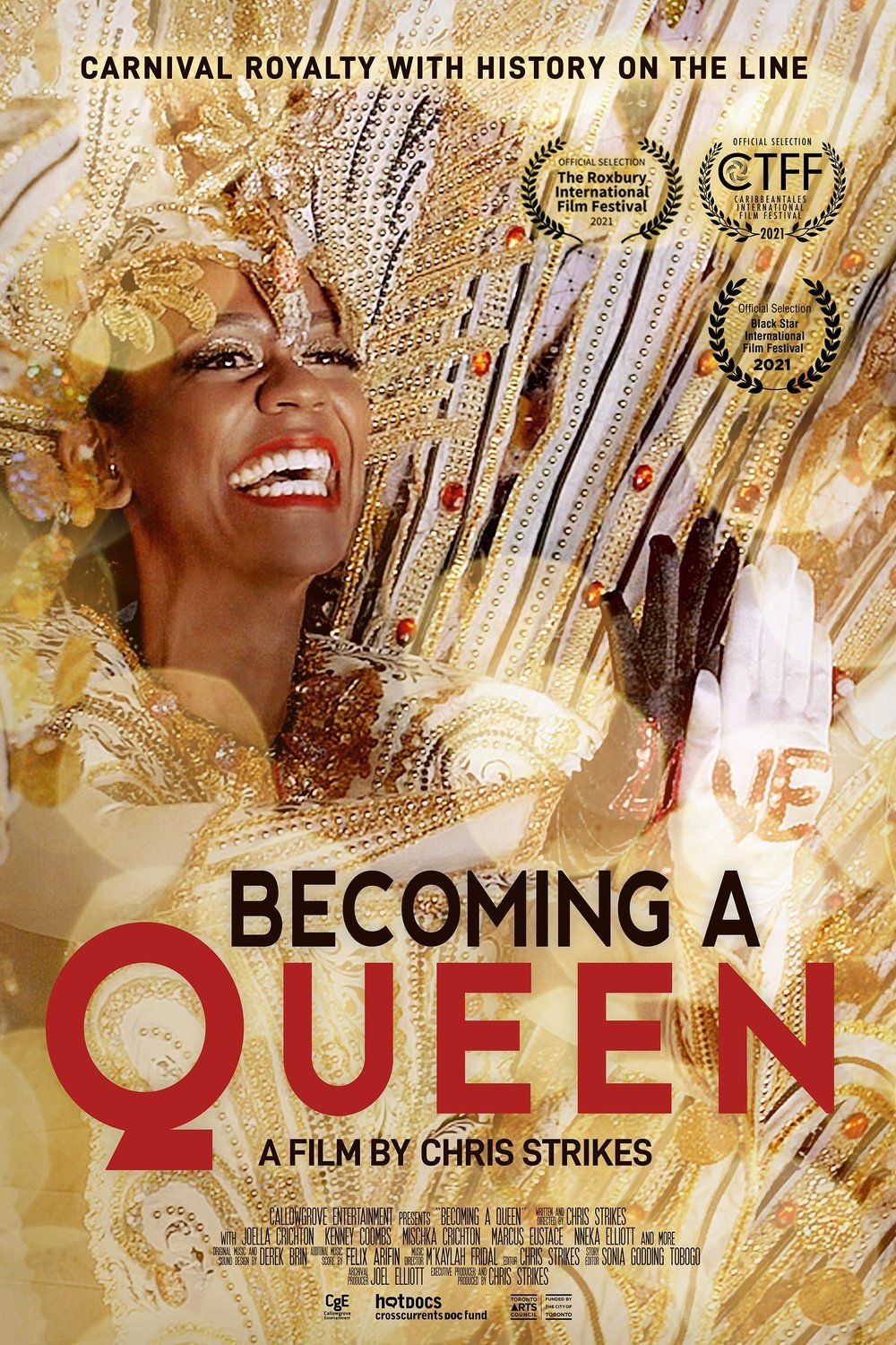L'affiche du film Becoming a Queen