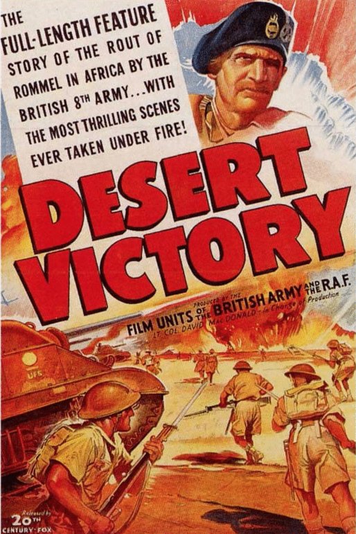 L'affiche du film Desert Victory