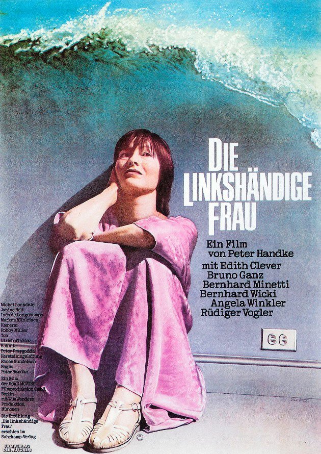 German poster of the movie The Left Handed Woman