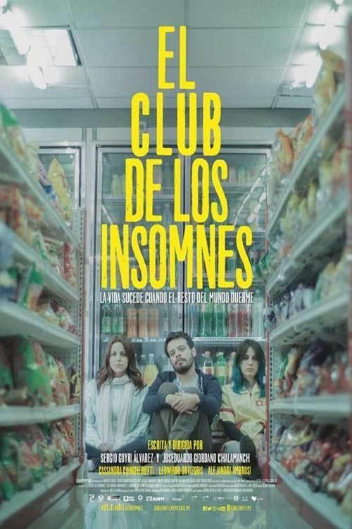L'affiche originale du film El Club de los Insomnes en espagnol