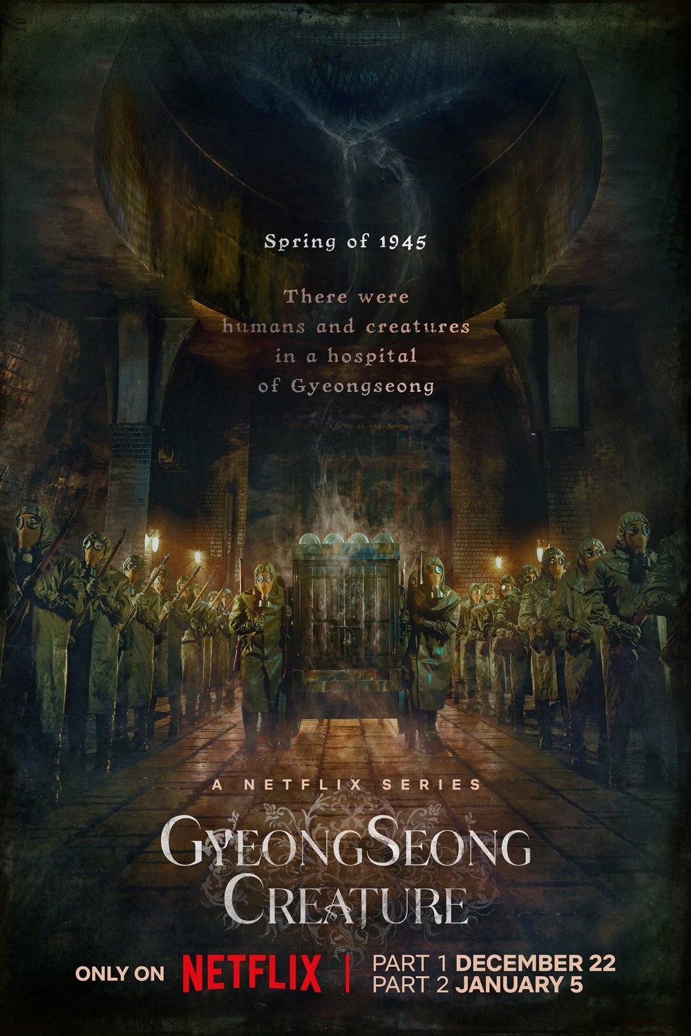 Korean poster of the movie Gyeongseong Creature