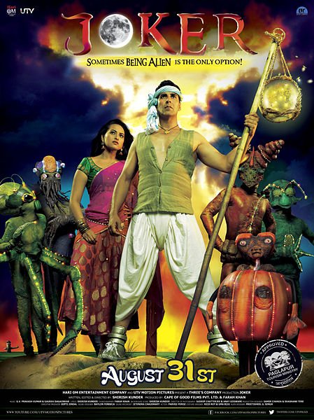 Hindi poster of the movie Joker