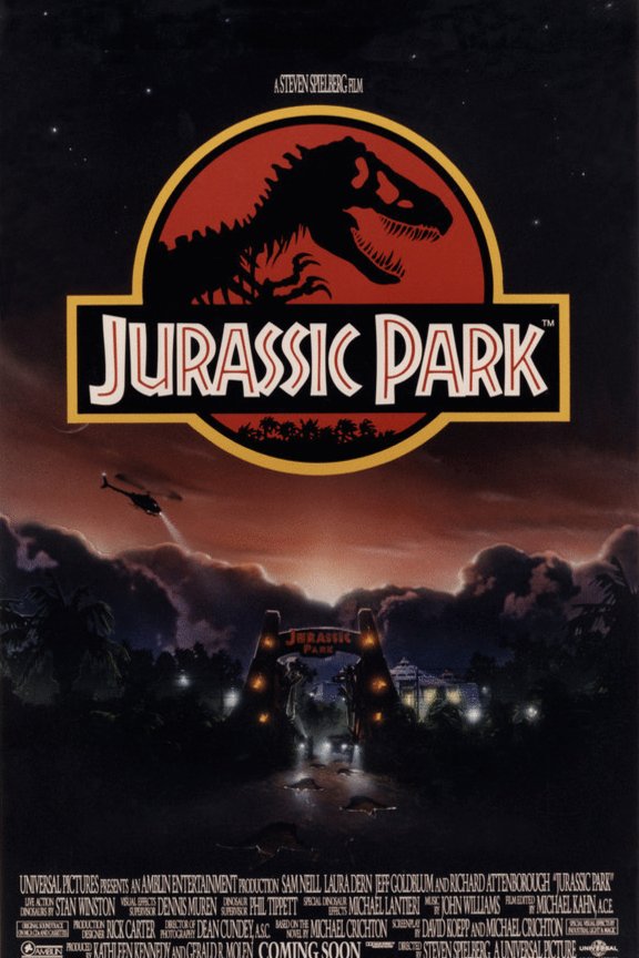 L'affiche du film Jurassic Park
