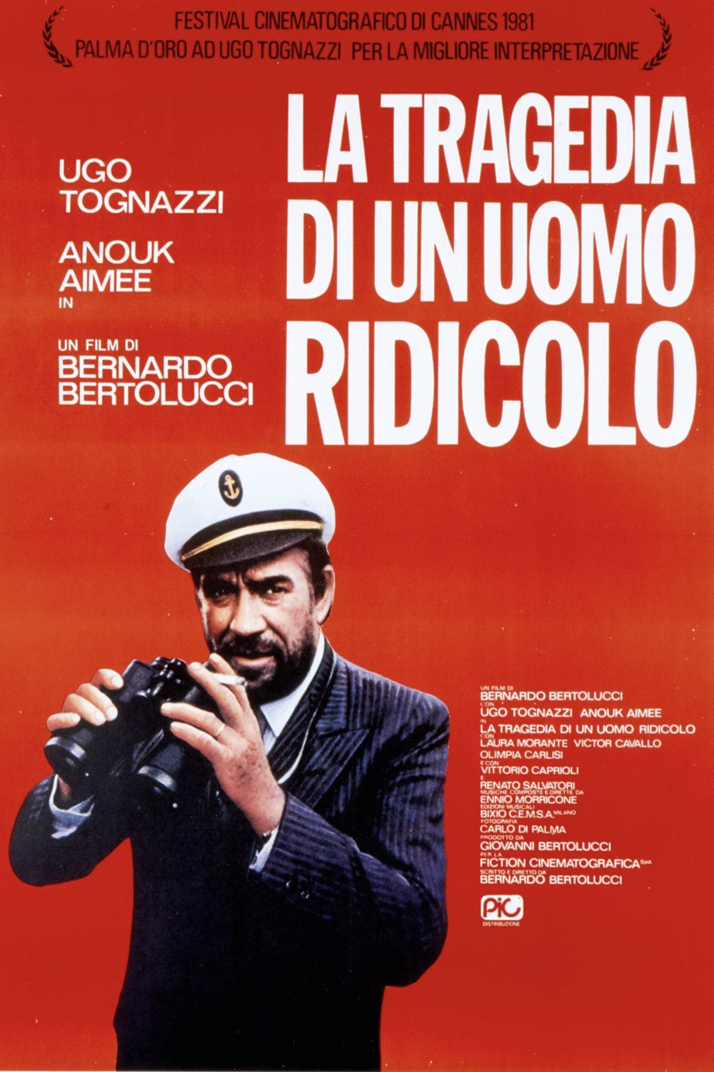 Italian poster of the movie La tragedia di un uomo ridicolo