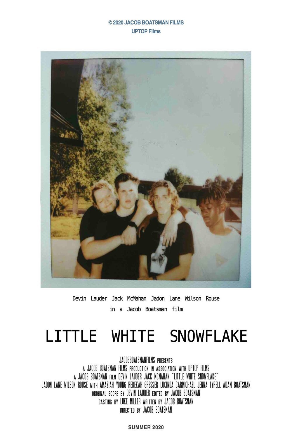 L'affiche du film Little White Snowflake
