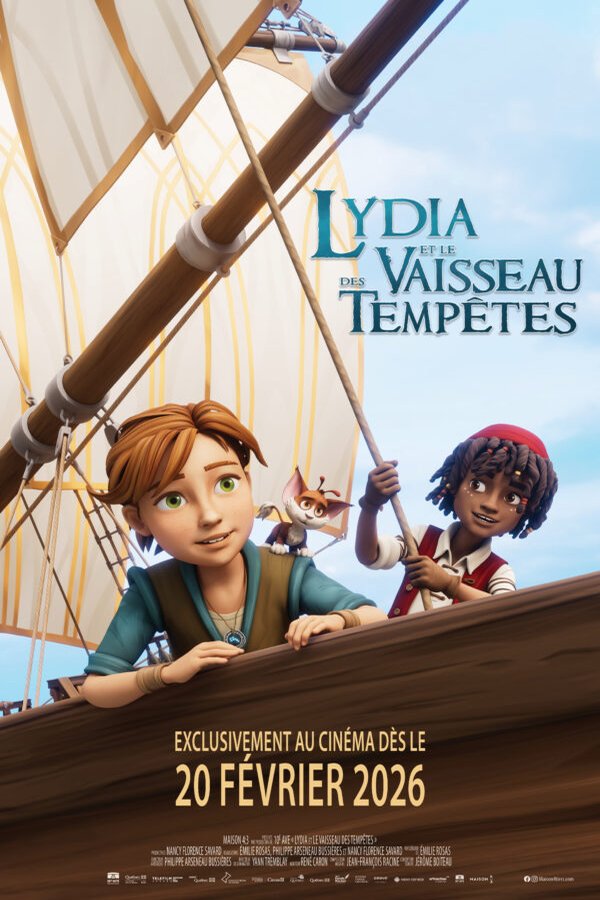 L'affiche du film Lydia et le Vaisseau des tempêtes