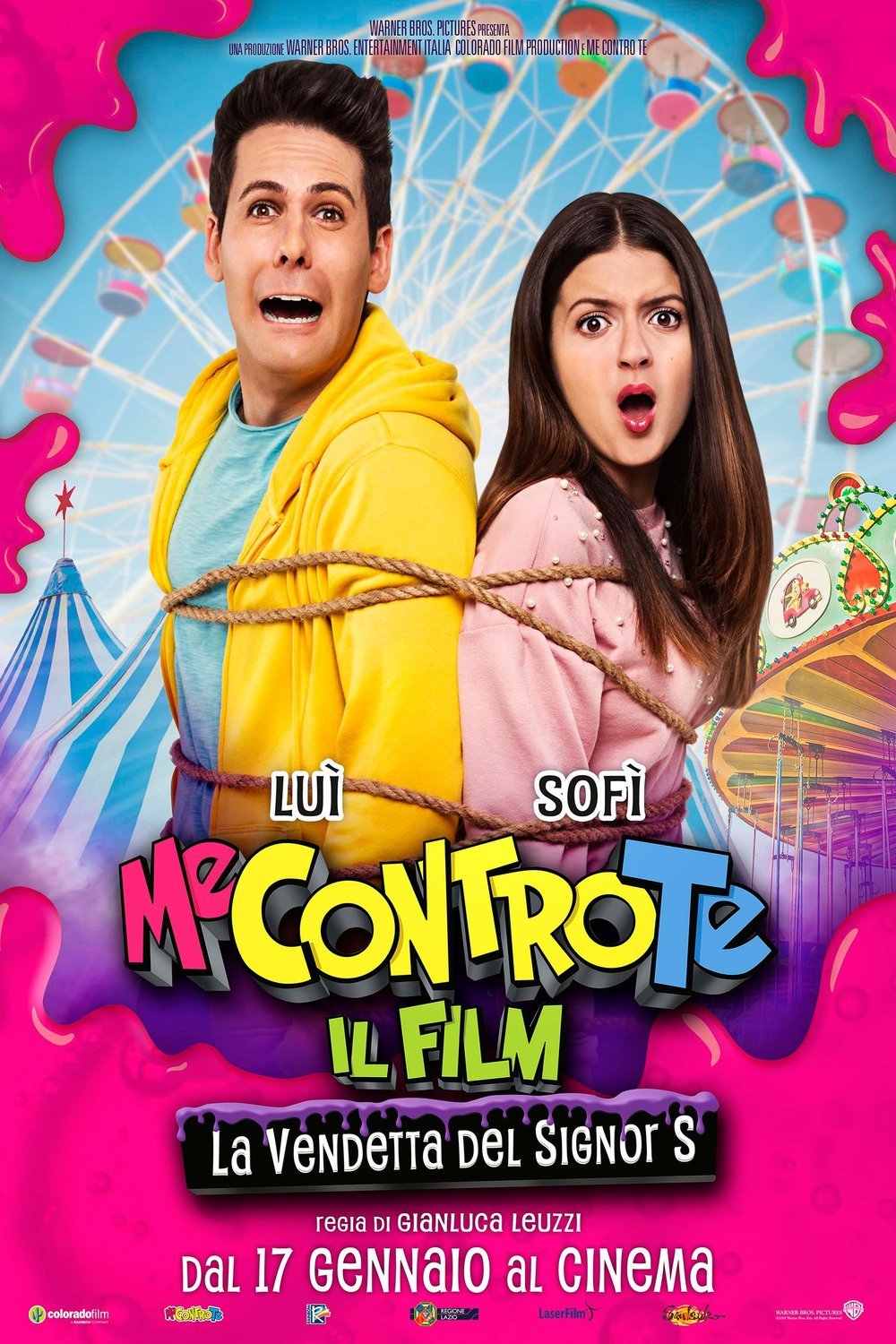 L'affiche originale du film Me contro Te - Il film: La vendetta del Signor S en italien