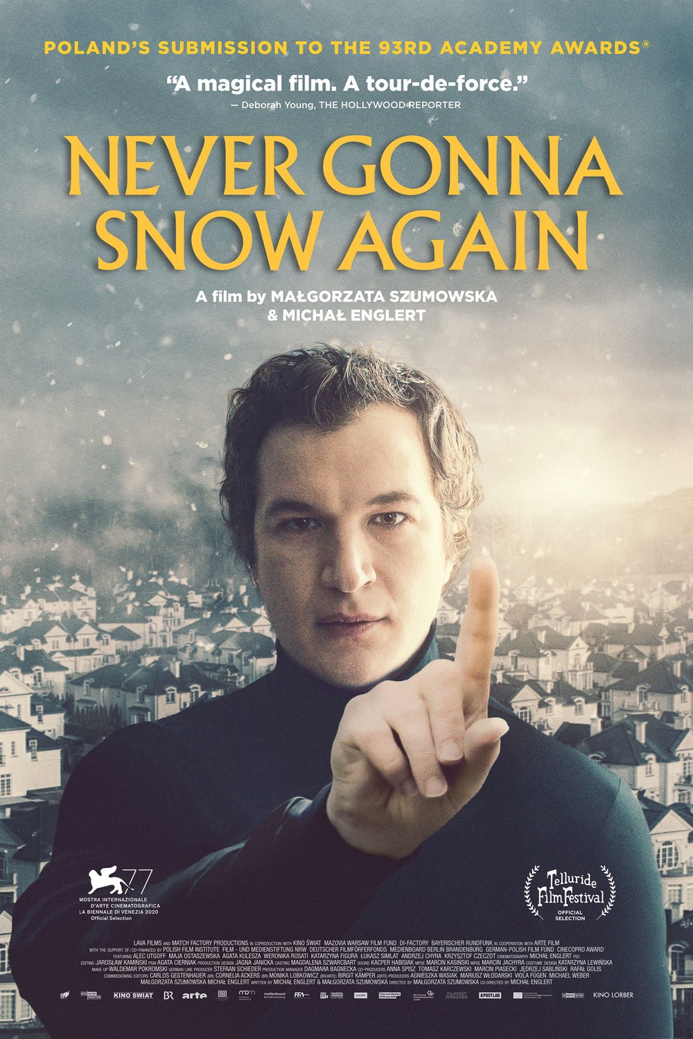 L'affiche du film Never Gonna Snow Again