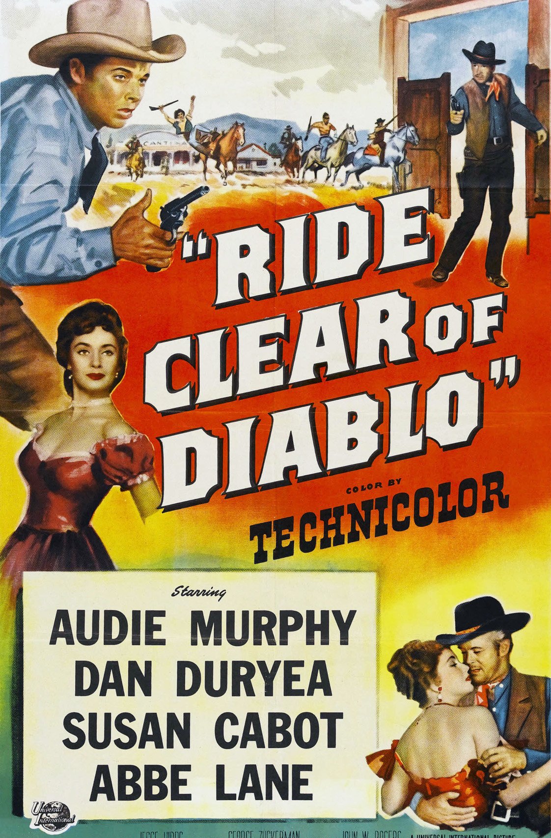 Poster of the movie Ride Clear of Diablo [1954]