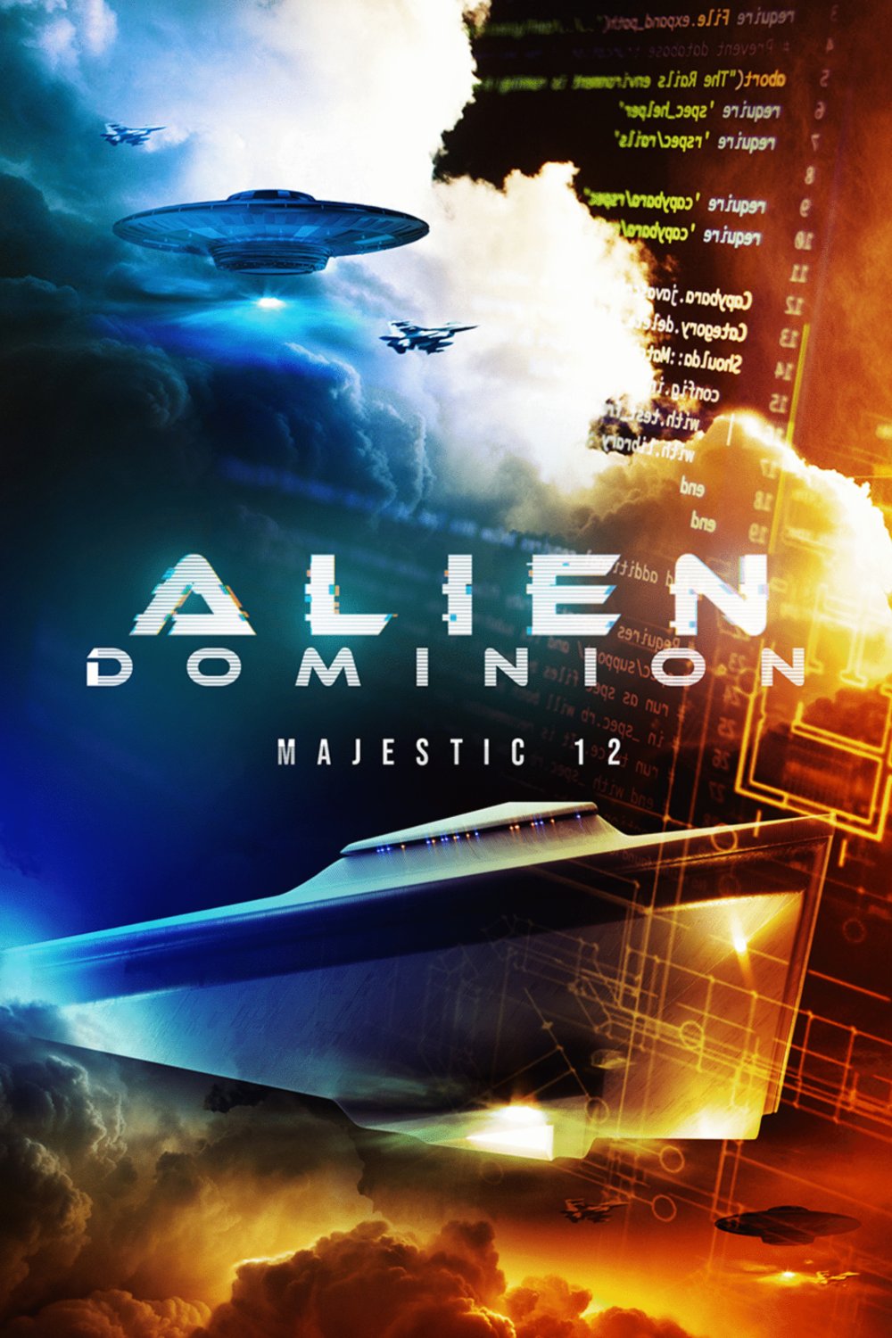 L'affiche du film Alien Dominion: Majestic 12