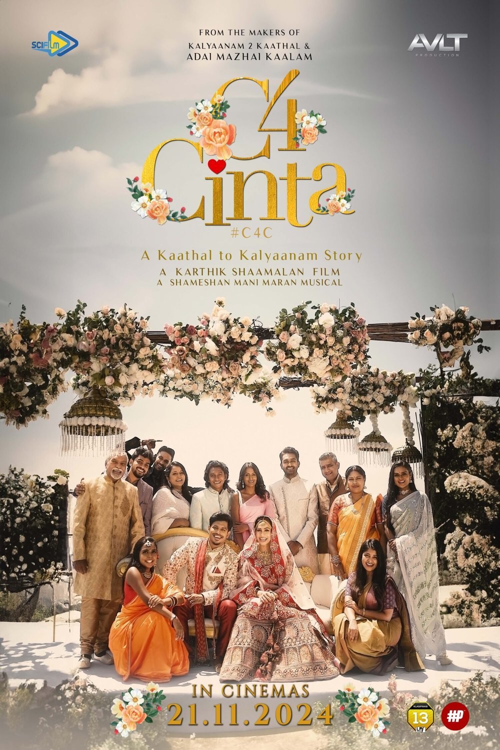 L'affiche du film C4 Cinta [2024]