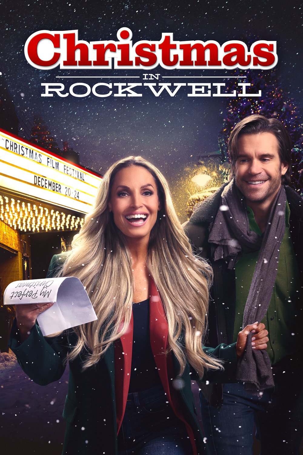 L'affiche du film Christmas in Rockwell
