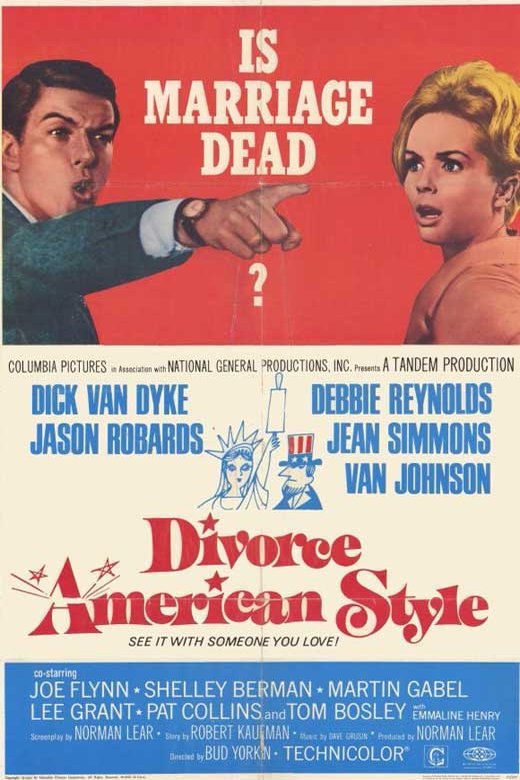 L'affiche du film Divorce American Style