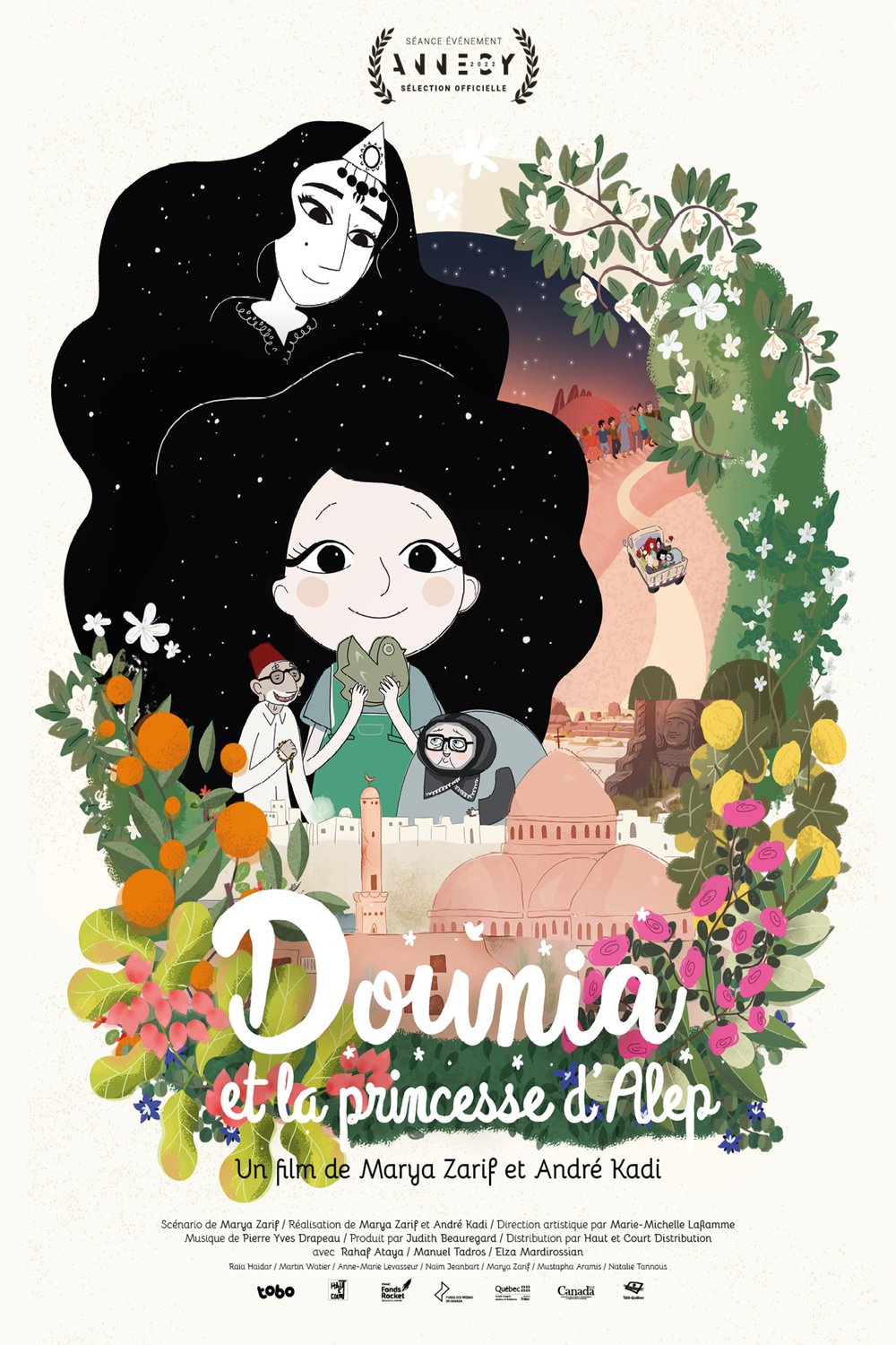 L'affiche du film Dounia et la princesse d'Alep