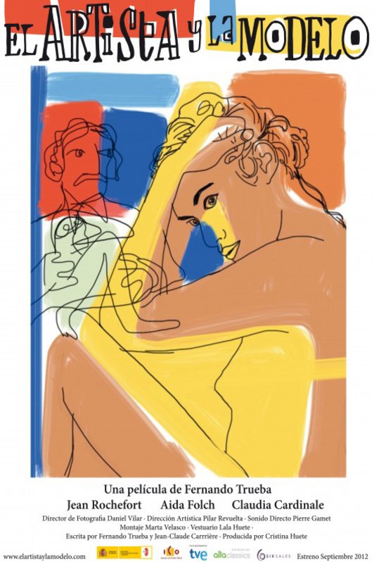 L'affiche du film L'Artiste et son modèle