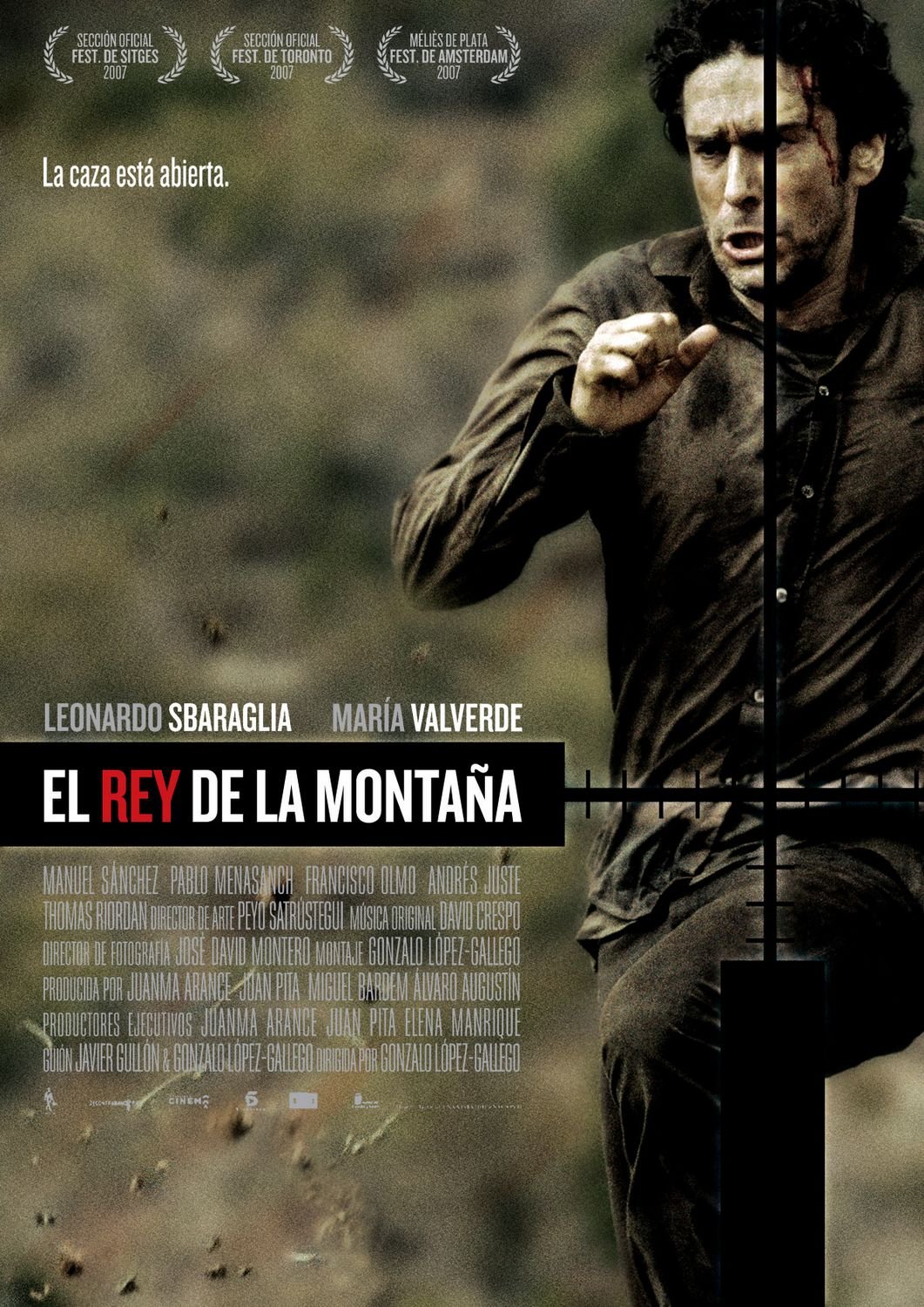 Spanish poster of the movie El rey de la montaña