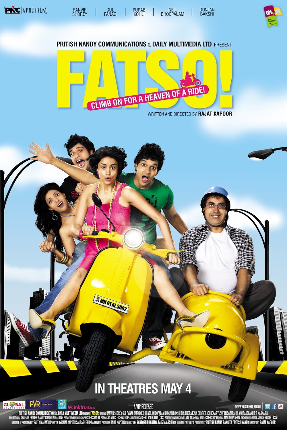 L'affiche originale du film Fatso! en Hindi
