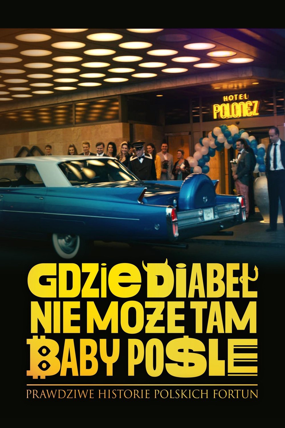 Polish poster of the movie Gdzie diabel nie moze, tam baby posle