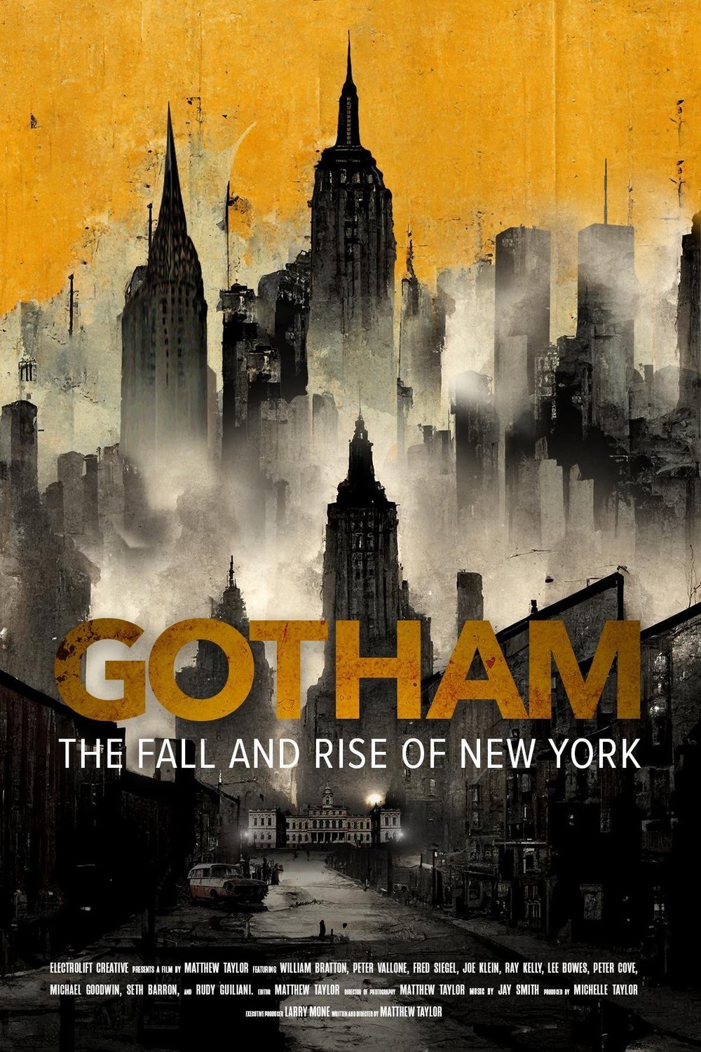 L'affiche du film Gotham: The Fall and Rise of New York