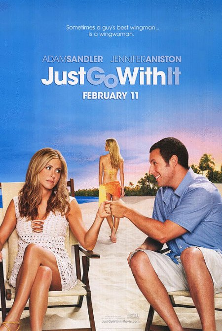 L'affiche du film Just Go with It