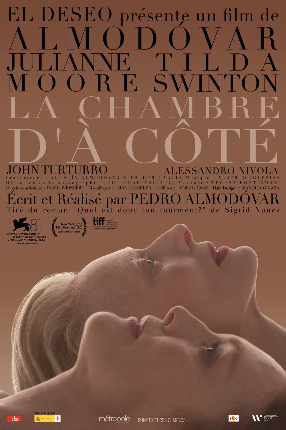 L'affiche du film La chambre d'à côté