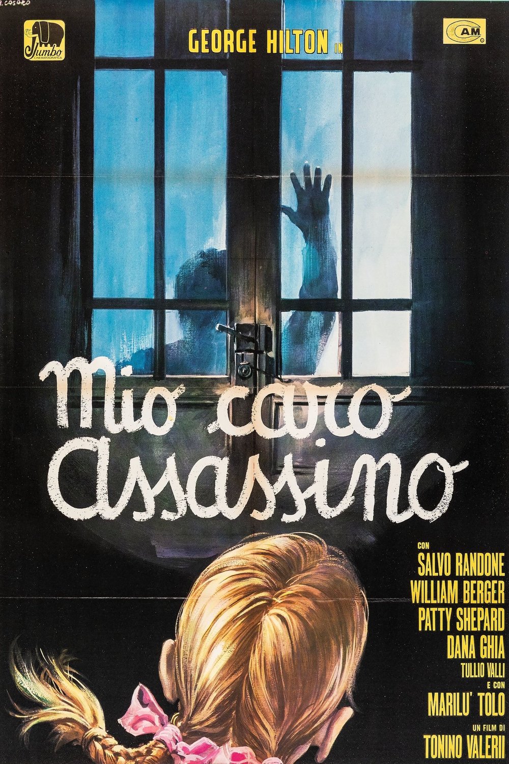 Italian poster of the movie Mio caro assassino