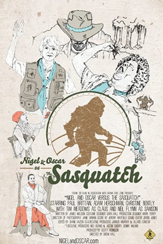 L'affiche originale du film Nigel and Oscar Vs. The Sasquatch en anglais