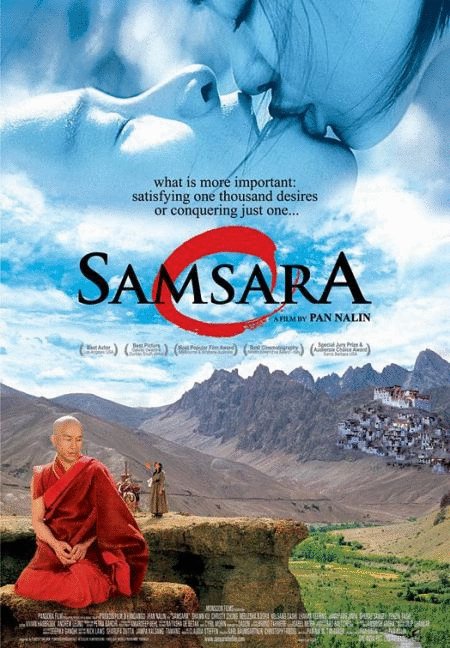 L'affiche originale du film Samsara en Tibétain