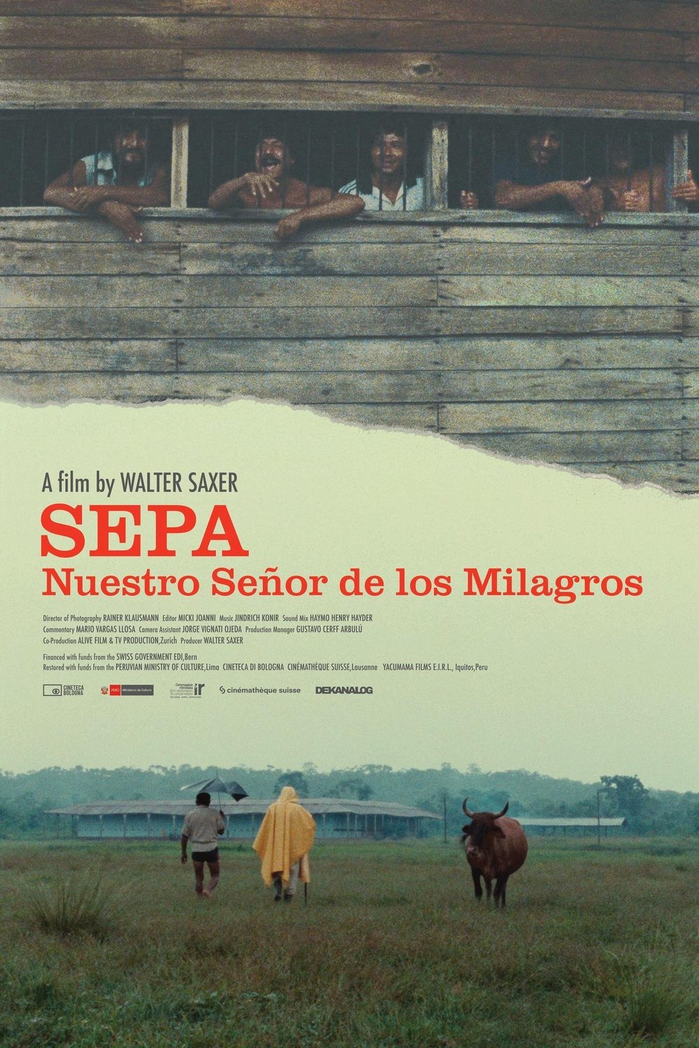 German poster of the movie Sepa: Nuestro Señor de los milagros