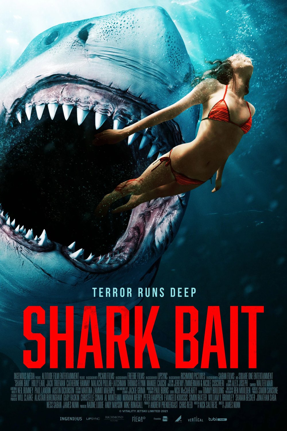 L'affiche du film Shark Bait