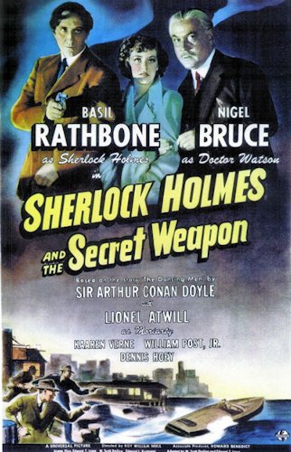 L'affiche du film Sherlock Holmes and the Secret Weapon