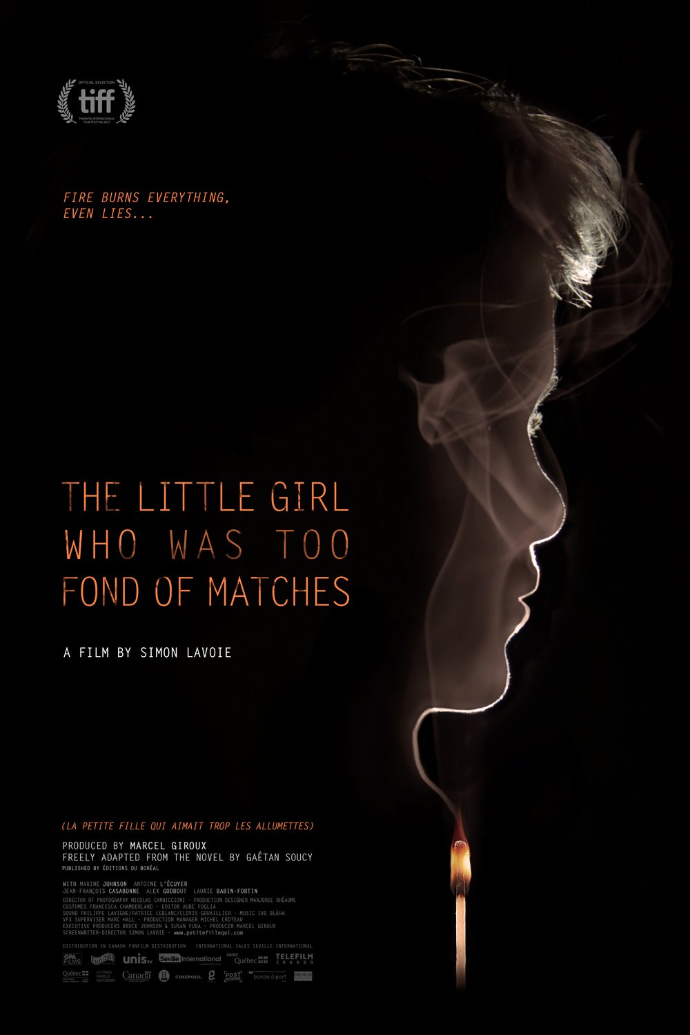 L'affiche du film The Little Girl Who Was Too Fond of Matches