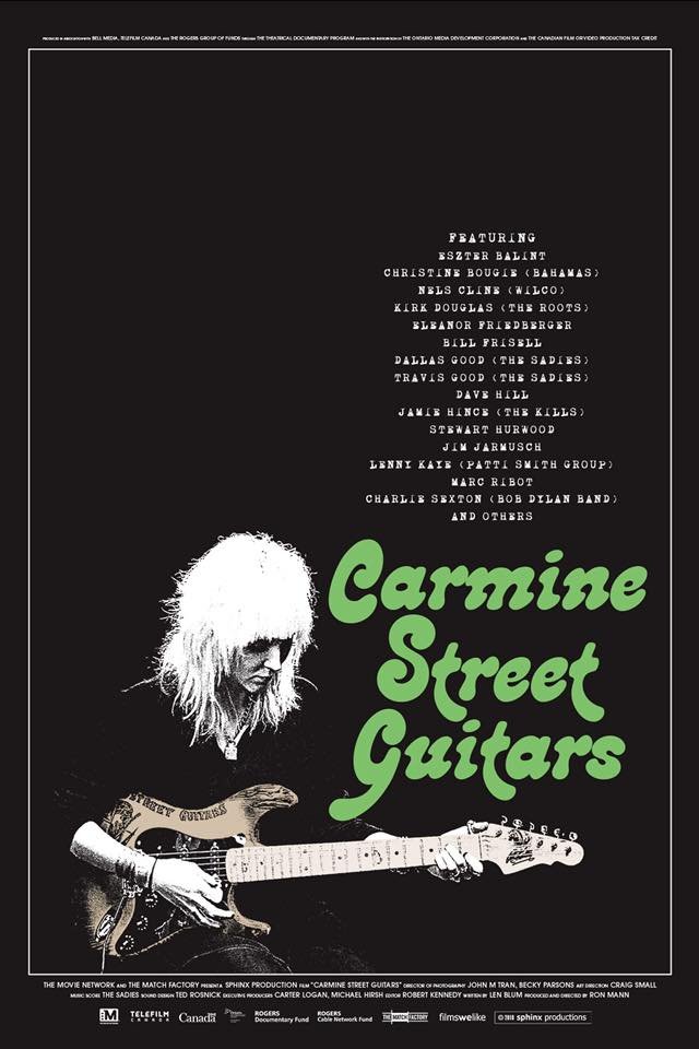 L'affiche du film Carmine Street Guitars