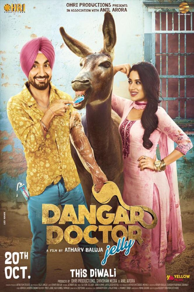 Punjabi poster of the movie Dangar Doctor Jelly