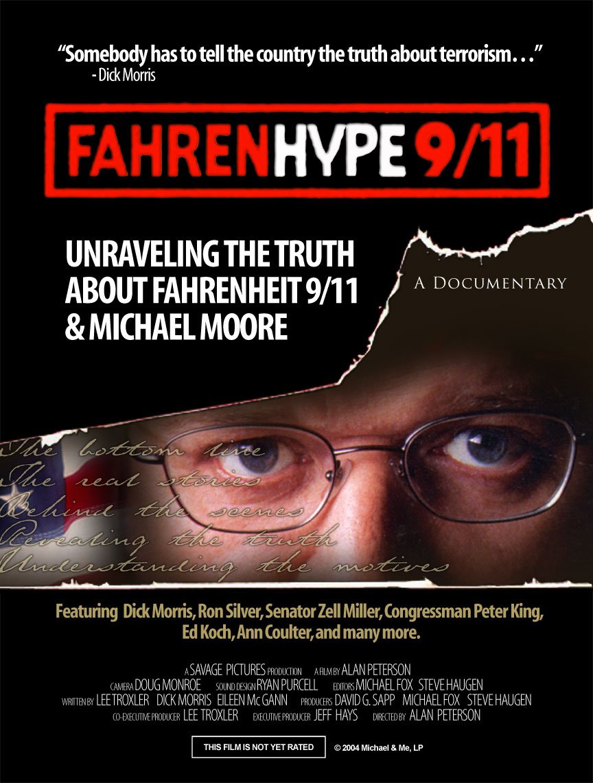 L'affiche du film Fahrenheit 9/11 v.f.