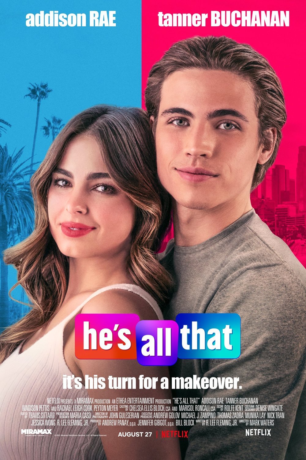 L'affiche du film He's All That [2021]